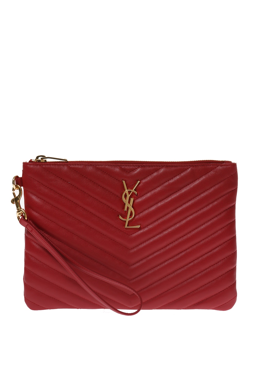 Yves saint laurent red clutch hotsell